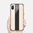 Custodia Silicone Specchio Laterale Cover M01 per Apple iPhone Xs