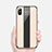 Custodia Silicone Specchio Laterale Cover M01 per Apple iPhone Xs Max