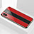 Custodia Silicone Specchio Laterale Cover M01 per Apple iPhone Xs Max Rosso