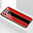 Custodia Silicone Specchio Laterale Cover M01 per Huawei Enjoy Max Rosso