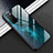 Custodia Silicone Specchio Laterale Cover M01 per Huawei Honor Play4 5G Ciano