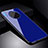 Custodia Silicone Specchio Laterale Cover M01 per Huawei Mate 30 Pro 5G Blu