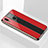 Custodia Silicone Specchio Laterale Cover M01 per Huawei P Smart+ Plus Rosso