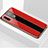 Custodia Silicone Specchio Laterale Cover M01 per Huawei P30 Lite Rosso