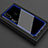 Custodia Silicone Specchio Laterale Cover M01 per Oppo A8 Blu