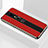 Custodia Silicone Specchio Laterale Cover M01 per Oppo A9X Rosso