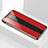 Custodia Silicone Specchio Laterale Cover M01 per Oppo Find X Super Flash Edition Rosso