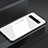 Custodia Silicone Specchio Laterale Cover M01 per Samsung Galaxy S10 5G SM-G977B Bianco