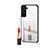 Custodia Silicone Specchio Laterale Cover M01 per Samsung Galaxy S21 5G Argento