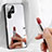 Custodia Silicone Specchio Laterale Cover M01 per Samsung Galaxy S22 Ultra 5G
