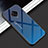 Custodia Silicone Specchio Laterale Cover M01 per Vivo S1 Pro Blu