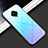 Custodia Silicone Specchio Laterale Cover M01 per Vivo X50 Lite Cielo Blu