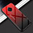 Custodia Silicone Specchio Laterale Cover M01 per Vivo X50 Lite Rosso