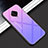 Custodia Silicone Specchio Laterale Cover M01 per Vivo X50 Lite Viola