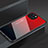 Custodia Silicone Specchio Laterale Cover M02 per Apple iPhone 13 Mini Rosso