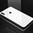 Custodia Silicone Specchio Laterale Cover M02 per Huawei Honor 8X Bianco