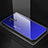 Custodia Silicone Specchio Laterale Cover M02 per Huawei Mate 20 Lite Blu
