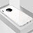 Custodia Silicone Specchio Laterale Cover M02 per Huawei Mate 30 Pro 5G Bianco