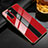 Custodia Silicone Specchio Laterale Cover M02 per Huawei P30 Pro Rosso