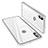 Custodia Silicone Specchio Laterale Cover M02 per Xiaomi Mi 8 Bianco