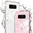 Custodia Silicone Specchio Laterale Cover M04 per Samsung Galaxy Note 8 Duos N950F