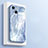 Custodia Silicone Specchio Laterale Cover M05 per Apple iPhone 13 Mini Cielo Blu