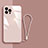 Custodia Silicone Specchio Laterale Cover M08 per Apple iPhone 13 Pro Max