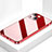 Custodia Silicone Specchio Laterale Cover M09 per Apple iPhone 13 Mini Rosso