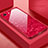 Custodia Silicone Specchio Laterale Cover P01 per Apple iPhone 6S Plus Rosso