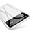 Custodia Silicone Specchio Laterale Cover per Apple iPhone 6 Plus Bianco