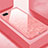 Custodia Silicone Specchio Laterale Cover per Apple iPhone 8 Plus Oro Rosa