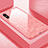 Custodia Silicone Specchio Laterale Cover per Apple iPhone X Oro Rosa