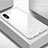 Custodia Silicone Specchio Laterale Cover per Apple iPhone Xs Bianco