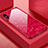 Custodia Silicone Specchio Laterale Cover per Apple iPhone Xs Max Rosso