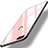 Custodia Silicone Specchio Laterale Cover per Huawei Honor 9i Rosa