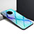 Custodia Silicone Specchio Laterale Cover per Huawei Mate 30 5G Blu