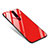 Custodia Silicone Specchio Laterale Cover per Huawei Mate RS Rosso