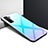 Custodia Silicone Specchio Laterale Cover per Huawei Nova 7 SE 5G Cielo Blu