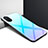 Custodia Silicone Specchio Laterale Cover per Huawei Nova 8 Pro 5G Cielo Blu