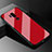 Custodia Silicone Specchio Laterale Cover per LG G7 Rosso
