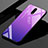 Custodia Silicone Specchio Laterale Cover per OnePlus 7 Viola