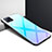 Custodia Silicone Specchio Laterale Cover per Oppo A72 5G Cielo Blu