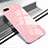 Custodia Silicone Specchio Laterale Cover per Oppo R15X Oro Rosa