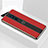 Custodia Silicone Specchio Laterale Cover per Oppo Reno 10X Zoom Rosso
