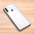 Custodia Silicone Specchio Laterale Cover per Samsung Galaxy A8s SM-G8870 Bianco