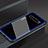 Custodia Silicone Specchio Laterale Cover per Samsung Galaxy S10 5G SM-G977B Blu