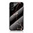 Custodia Silicone Specchio Laterale Cover per Samsung Galaxy S21 5G Oro e Nero