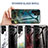 Custodia Silicone Specchio Laterale Cover per Samsung Galaxy S21 Ultra 5G