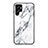 Custodia Silicone Specchio Laterale Cover per Samsung Galaxy S21 Ultra 5G Bianco