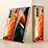 Custodia Silicone Specchio Laterale Cover per Samsung Galaxy Z Fold2 5G Arancione
